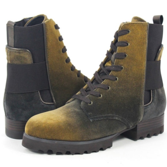 Donald J. Pliner Shoes - Donald J Pliner ESA Cocoa DEGRADE Combat Boots